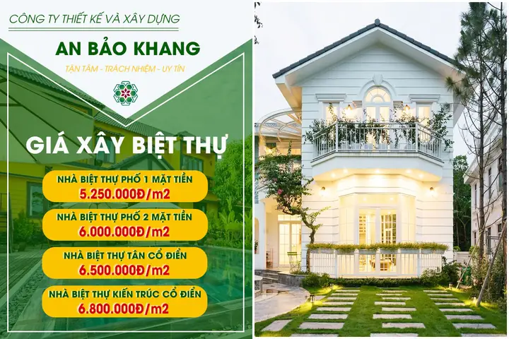 Báo Giá Xây Nhà Biệt Thự Trọn Gói 2026: Chi Phí & Yếu Tố Ảnh Hưởng